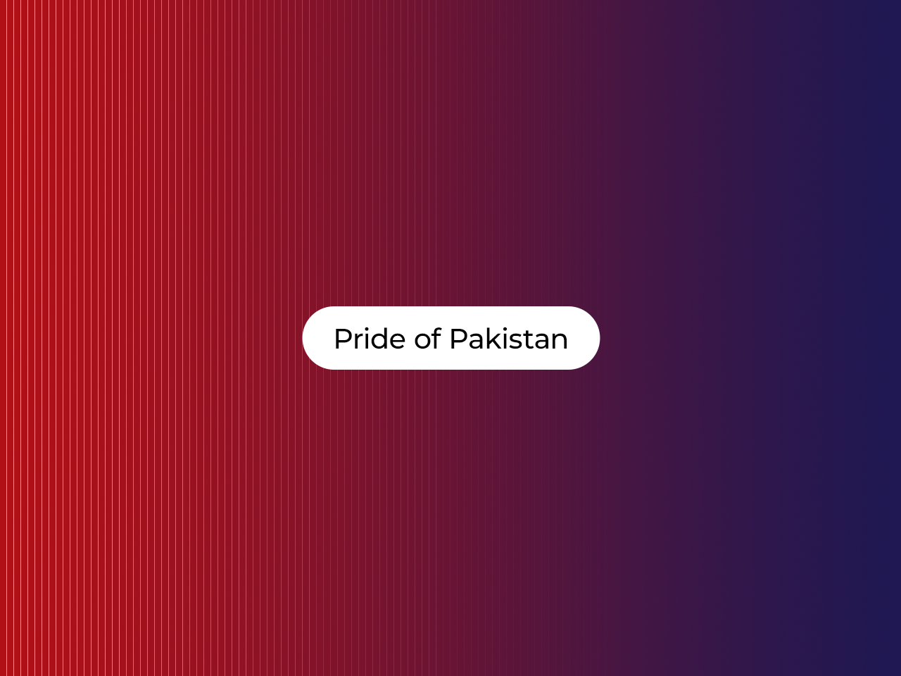 Pride of Pakistan
